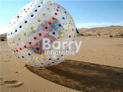 Desert Sand Clear Inflatable Zorb Ball ,China Manufacture Cheap Zorb Ball BY-Ball-046